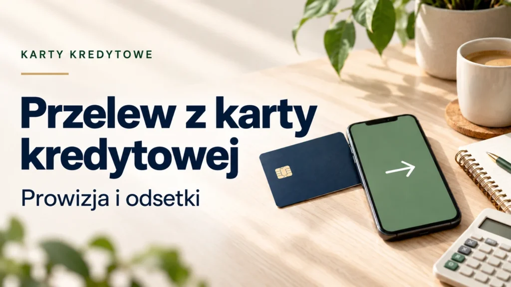 Przelew z karty kredytowej. Prowizja i odsetki