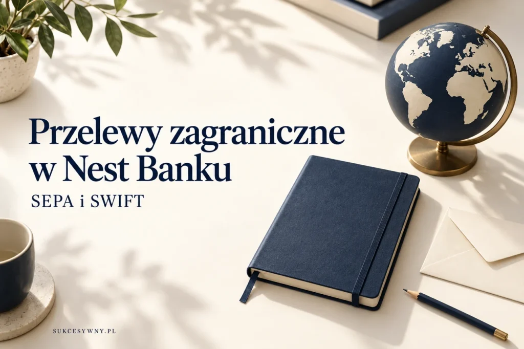 Przelewy zagraniczne w Nest Banku. SEPA, SWIFT, koszty i czas