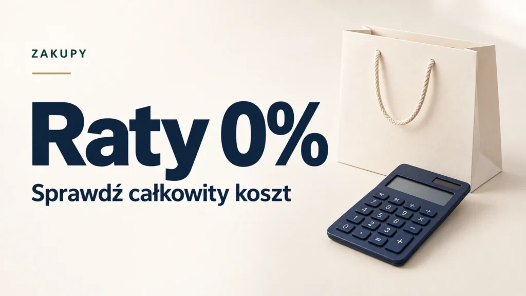 Raty 0 procent i koszty zakupów