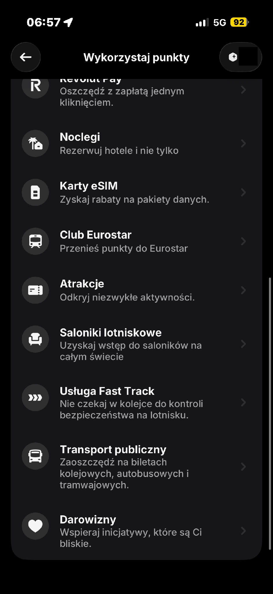 Dalsza część katalogu pozwala porównać kolejne nagrody i zniżki.