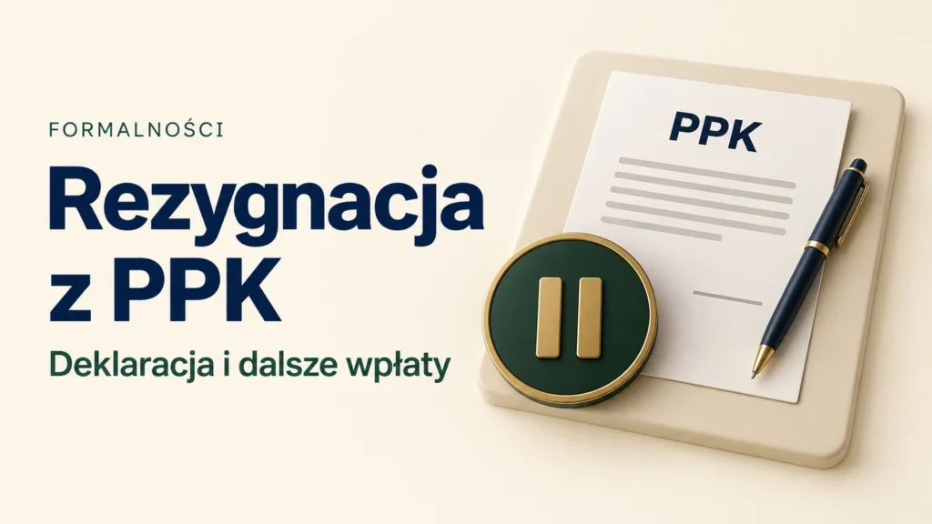 Rezygnacja z PPK. Deklaracja i dalsze wpłaty