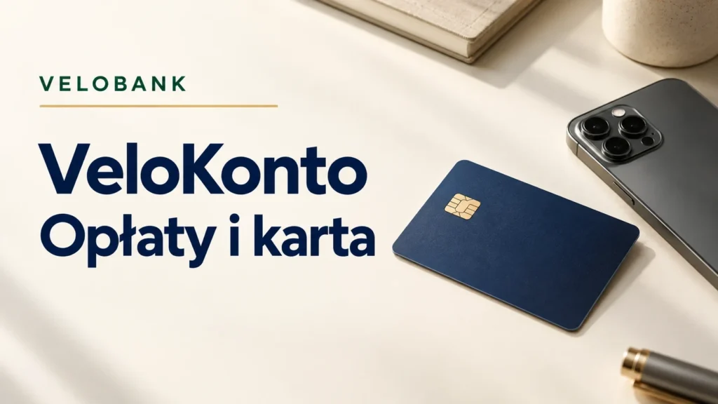 VeloKonto w VeloBanku. Opłaty i warunki korzystania z konta oraz karty.