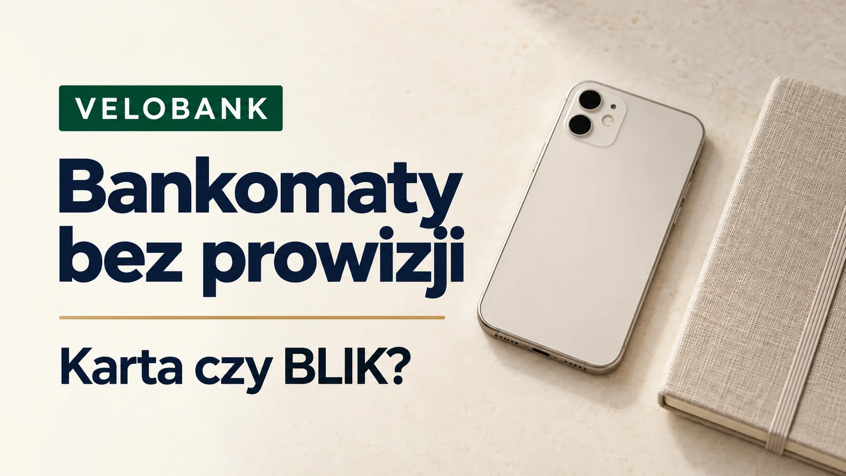 Bankomaty VeloBanku. Wypłata gotówki kartą i BLIKIEM
