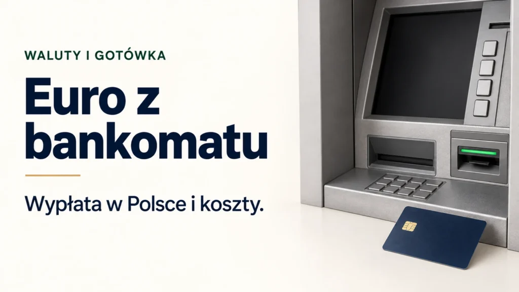Wypłata euro z bankomatu w Polsce i koszt wymiany