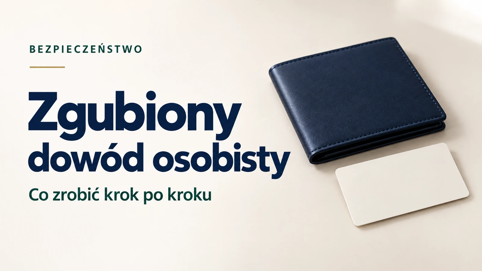Zgubiony dowód osobisty i ochrona danych