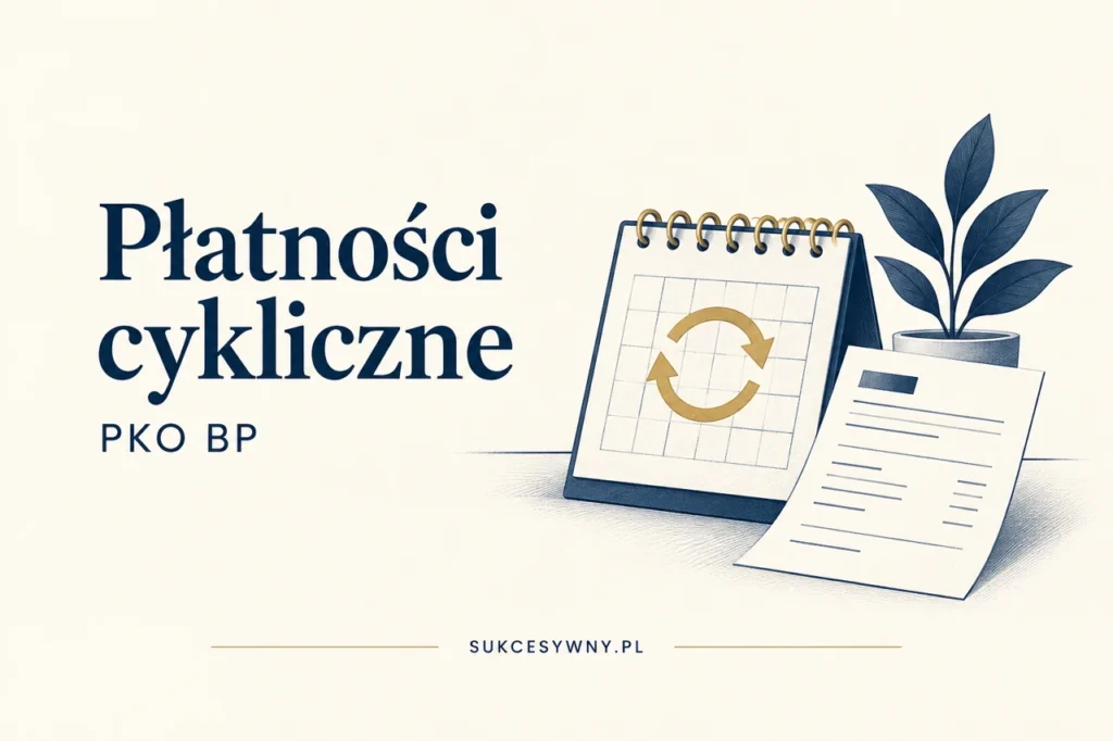 Zlecenie stałe i polecenie zapłaty w PKO BP. Jak ustawić i odwołać?